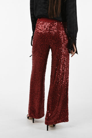 sequined ROCKET palazzo  pants