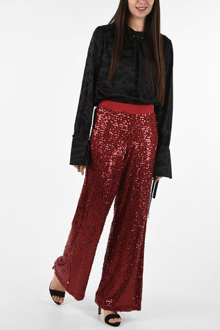 sequined ROCKET palazzo  pants