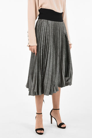 check bubble skirt
