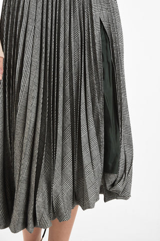 check bubble skirt