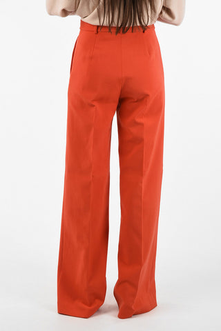 high-rise waist palazzo  pants