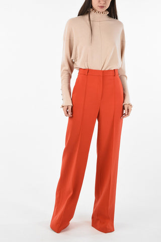 high-rise waist palazzo  pants