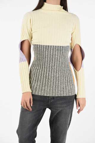 GENIUS 2 1952 turtle neck ribbed sweater