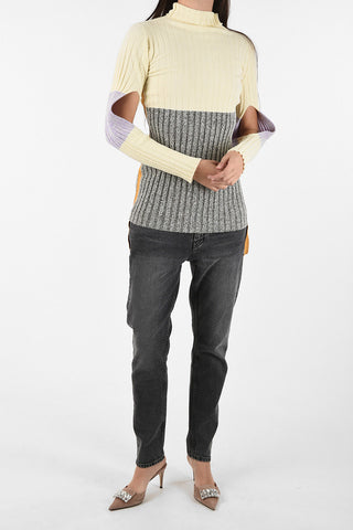 GENIUS 2 1952 turtle neck ribbed sweater
