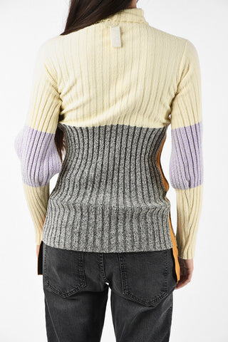 GENIUS 2 1952 turtle neck ribbed sweater