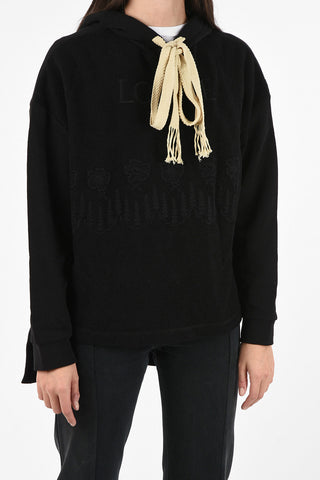 embroidered hoodie sweatshirt