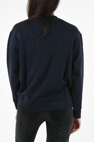 embroidered crew-neck sweatshirt
