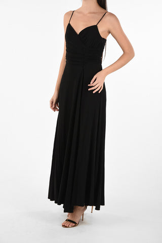GIORGIO ARMANI Draped Sleeveless Maxi Dress