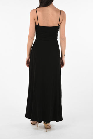 GIORGIO ARMANI Draped Sleeveless Maxi Dress