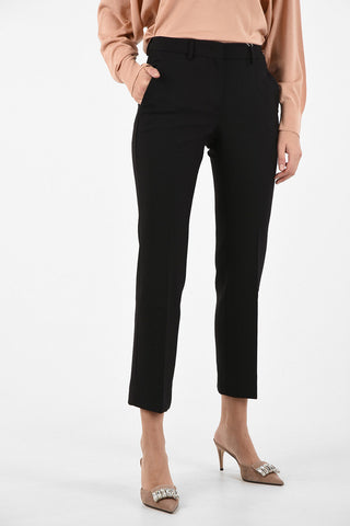 high-rise waist capri DANIA pants