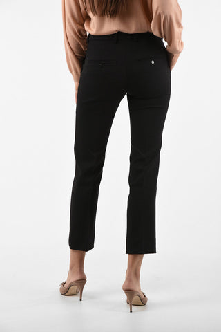 high-rise waist capri DANIA pants