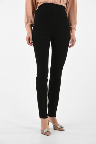 pantalone dritto a vita alta