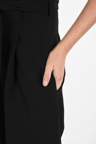 v-neck maxi jumpsuit