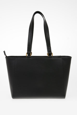 LOVE Faux Leather NEW CHAIN HEART Tote Bag