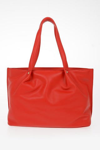 LOVE Faux Leather LOVELY CHARMS Tote Bag