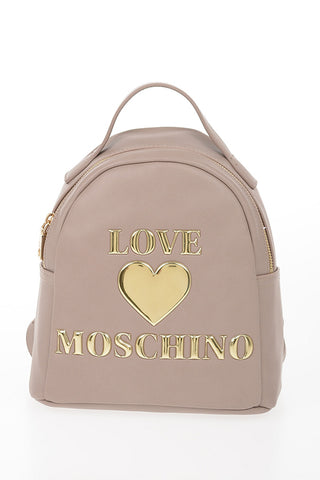 LOVE Faux Leather PADDED SHINY HEART Backpack