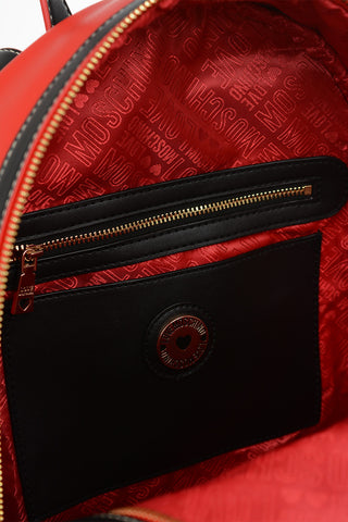 LOVE Faux Leather OUT OF THE BLUE Backpack With Glittered Heart