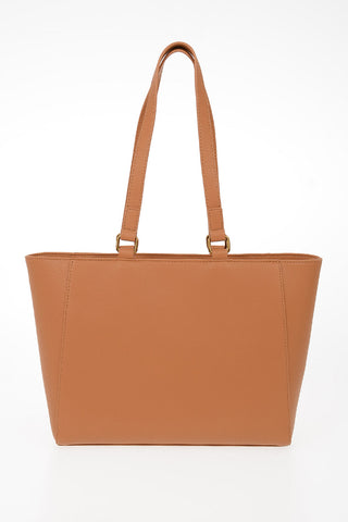 LOVE Faux Leather NEW CHAIN HEART Tote Bag