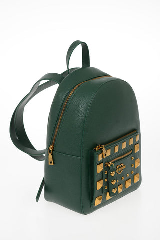 LOVE Faux leather Studded SQUARE STUDIOS Backpeck