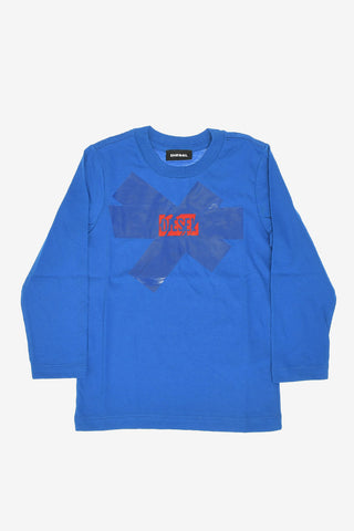 T-Shirt TDIEGOSX ML-1SSP Langarm mit Logodruck