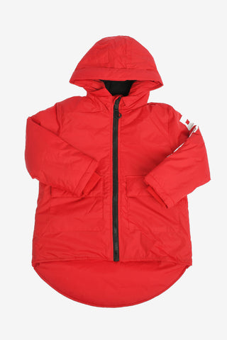 Logo-Print Hooded Puffer JRON Jacket