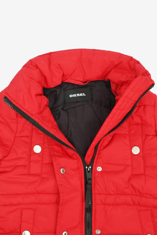 Snap Button JIRK Puffer Jacket