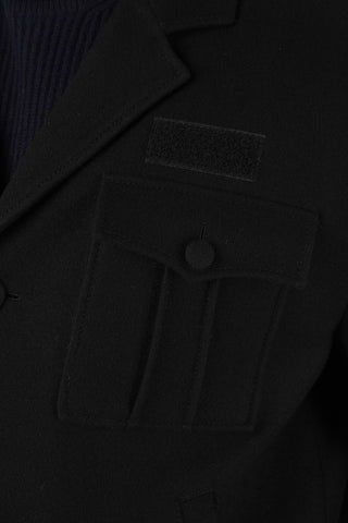 Virgin Wool Multi-Pocket Coat