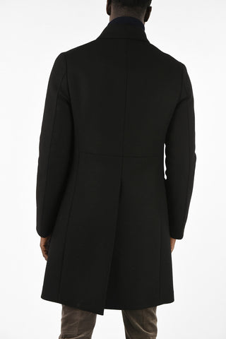 Virgin Wool Double Breasted center vent Coat