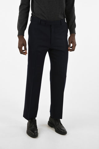 Wool Pants with Pleat