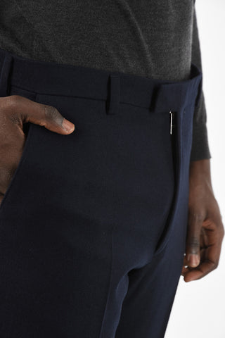 Wool Pants with Pleat