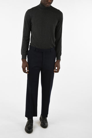 Wool Pants with Pleat
