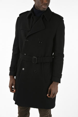 Double-Btreasted Coat With Belt
