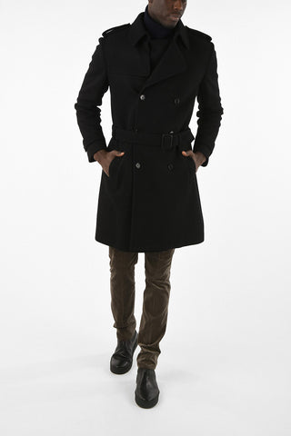 Double-Btreasted Coat With Belt