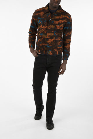 bouclé outerwear jacket
