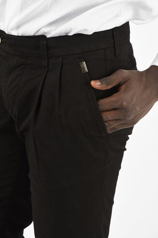 ID double pleat Chino trousers