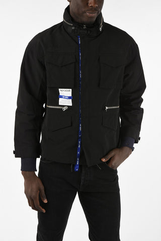 snap button outerwear jacket
