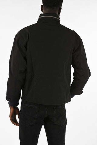 snap button outerwear jacket