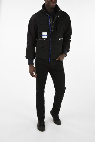 snap button outerwear jacket