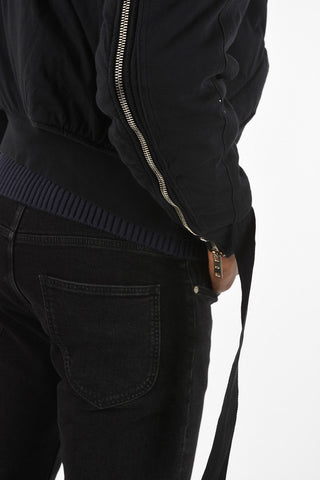 Padded Bomber with Zip Closure
