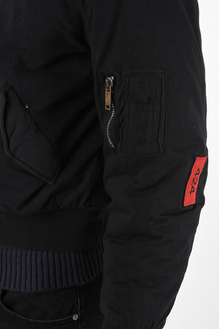 Padded Bomber with Zip Closure