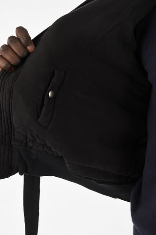 Padded Bomber with Zip Closure