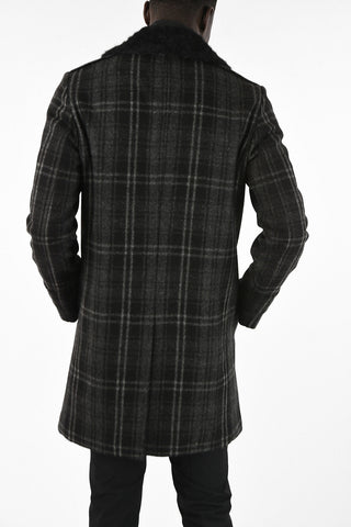 Virgin Wool and Alpaca Single-Breasted Coat 