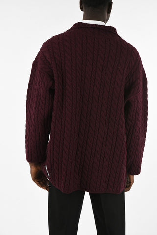 Oversize cable knit Sweatr