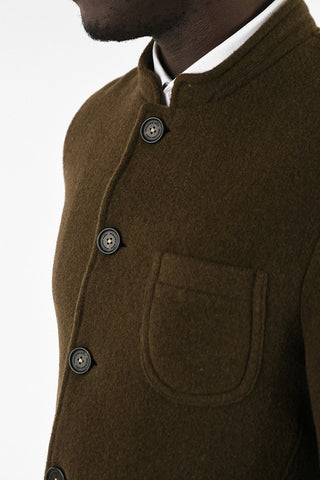 bouclé coat