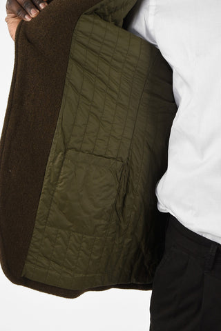 bouclé coat