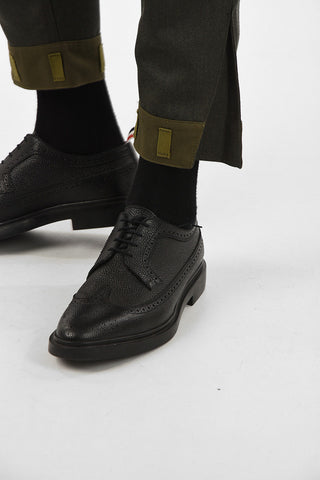 Wool Regular Waist Cargo Pants