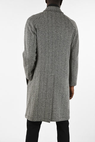 Wool Single-Breasted Coat 
