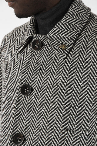 Wool Single-Breasted Coat 