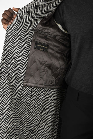 Wool Single-Breasted Coat 