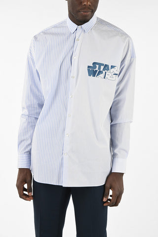 STAR WARS Camicia Bengal Striped Con Stampa